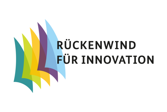 Logo Rückenwind für Innovation